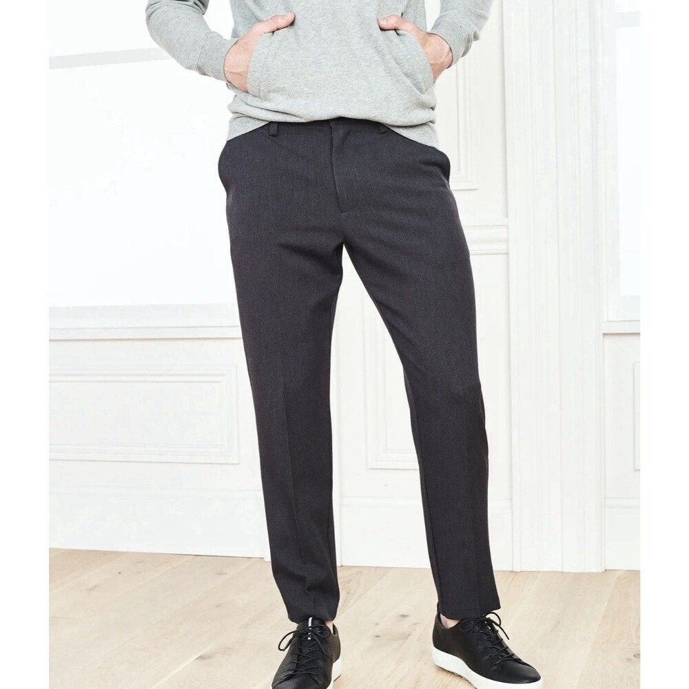 Quince Ultra-Stretch 24/7 Smart Chino Pants Mens 34x30 Gray Travel Stretch Work